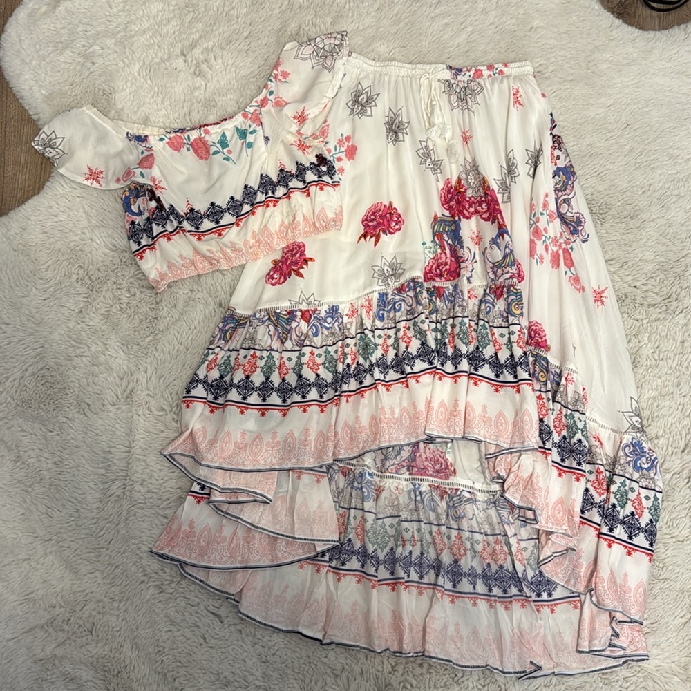 Spell Style Ruffle Boho Skirt Set - Picture 2 of 15